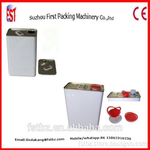 4L Small Can Rectangular Container Tinplate Box Making Machine